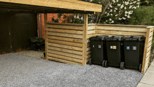 Real Byg & Service - Entreprenør i Kastrup - Carport og indhegning af skraldespande- Entrepriseprojekter